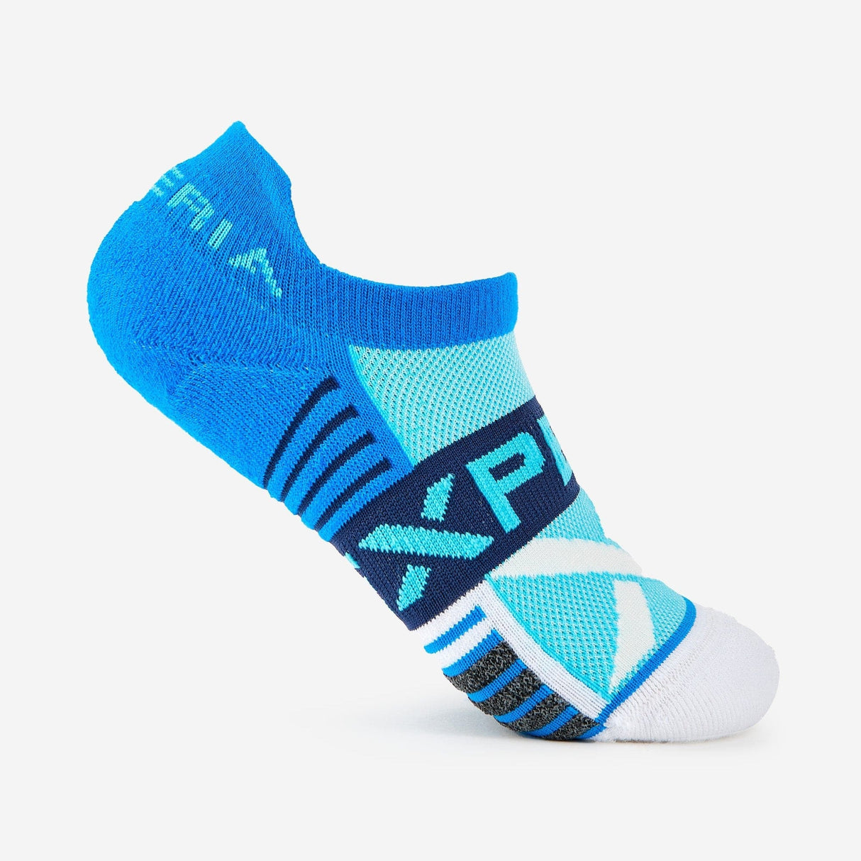 Thorlo Experia Unisex Tennis Thin Cushion With Tab Socks  -  Medium / White/True Blue