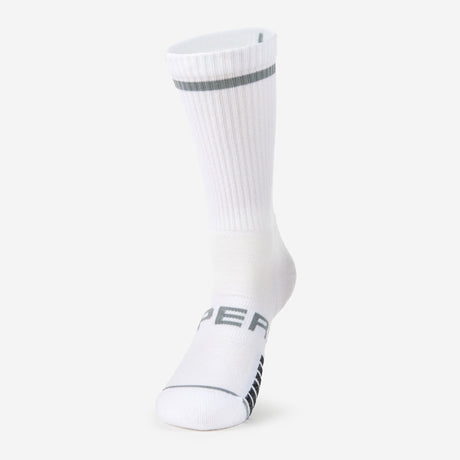 Thorlo Experia Unisex Tennis Thin Cushion Crew Socks  -  Medium / White