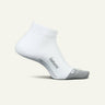 Feetures Elite Max Cushion Low Cut Socks  -  Medium / White