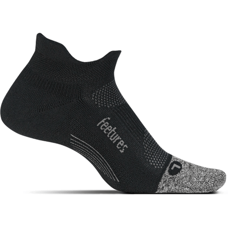 Feetures Elite Ultra Light No Show Tab Socks - Clearance  -  Small / Black