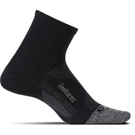 Feetures Elite Ultra Light Quarter Socks  -  Small / Black