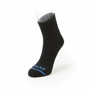 FITS Performance Trail Quarter Socks  -  Small / Charcoal