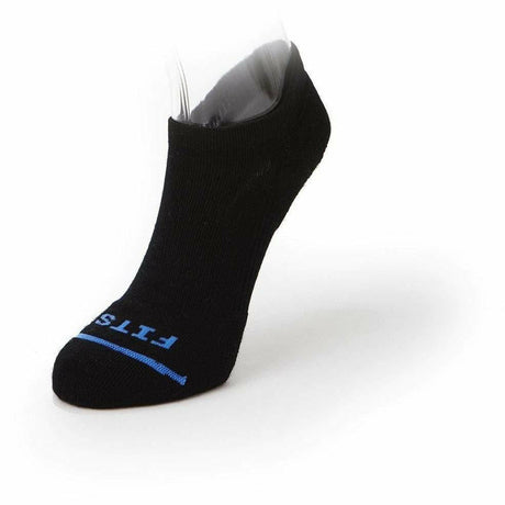 FITS Light Runner No Show Socks  -  XX-Large / Black