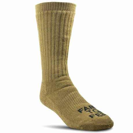 Farm to Feet Kodiak Full Cushion Boot Socks  -  Small / Coyote Brown