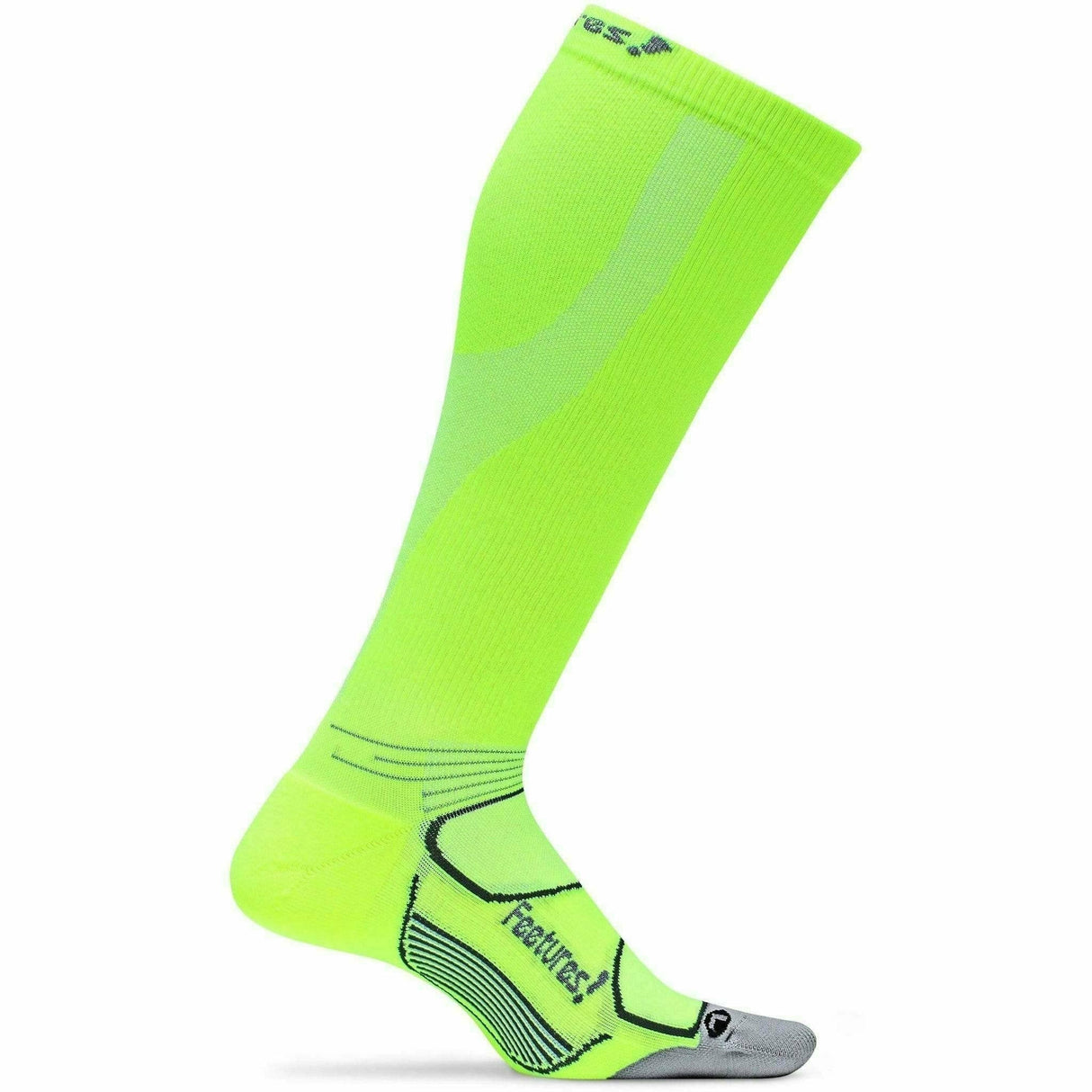 Feetures Graduated Compression Light Cushion Knee High Socks  -  Small / Reflector/Black