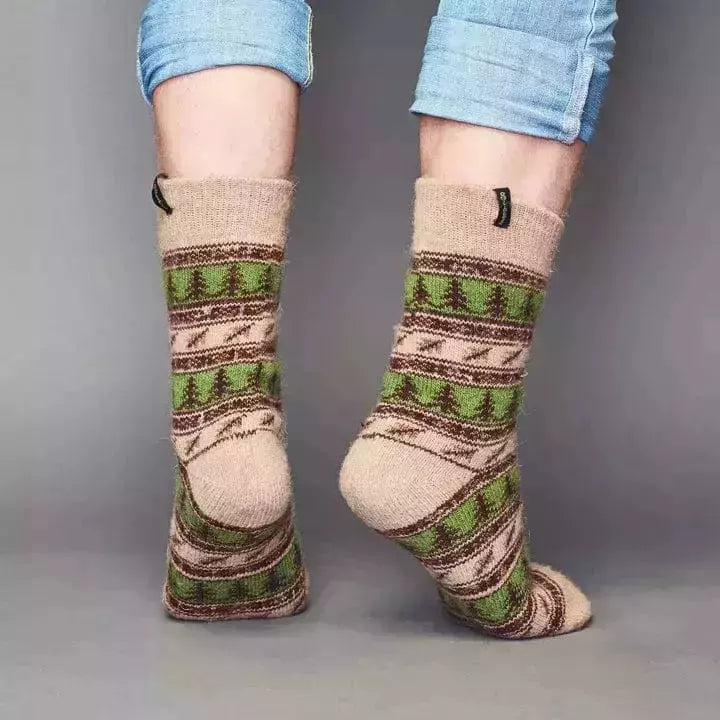 Siberia Spirit Nordic Forest Crew Socks  - 