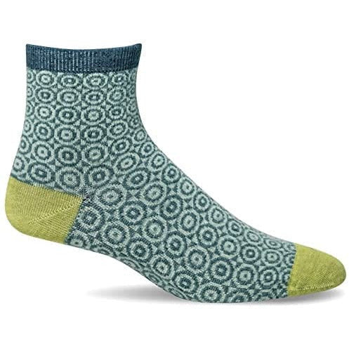 Sockwell Womens Optic Dot Essential Comfort Socks  -  Small/Medium / Mineral