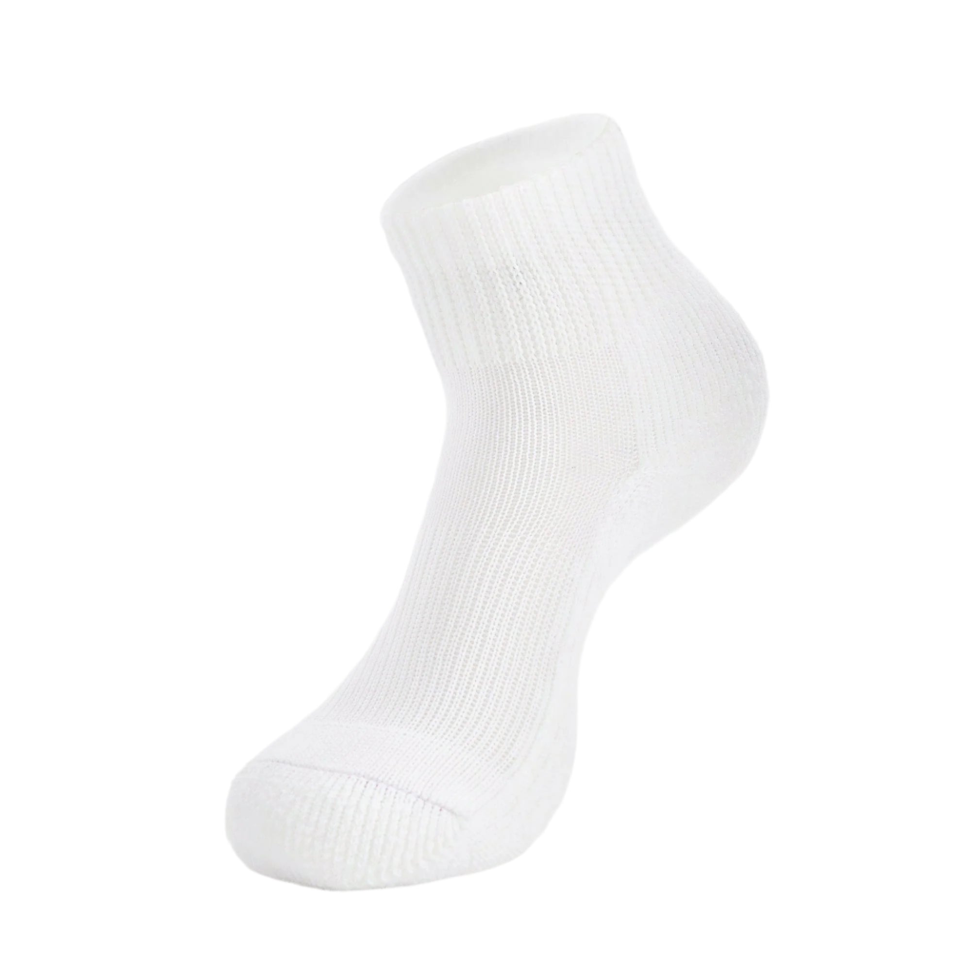 Thorlo Golf Moderate Cushion Ankle Socks  -  Medium / White