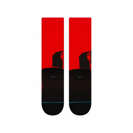 Stance Mando West Crew Socks  -  Medium / Red