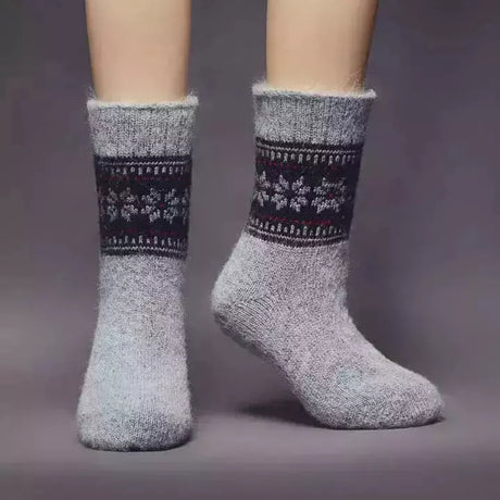 Siberia Spirit Winter Spirit Crew Socks  -  Large / Winter Spirit