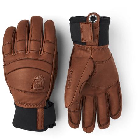 Hestra Leather Fall Line Gloves  -  6 / Brown / Current Season