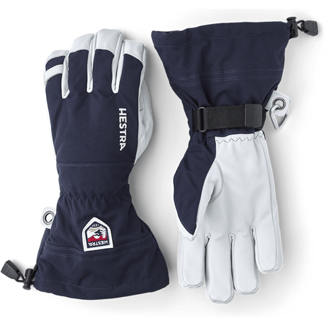 Hestra Army Leather Heli Ski Gloves  -  6 / Navy