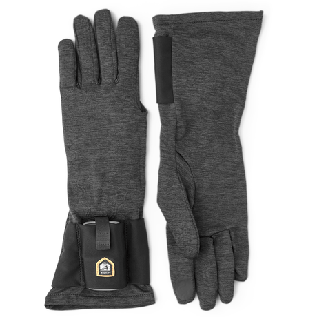 Hestra Tactility Heat Liner Gloves  -  6 / Charcoal