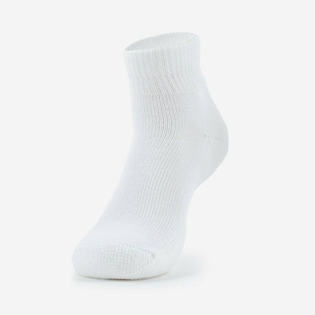 Thorlo Mens Moderate Cushion Health Padds Diabetic Ankle Socks  -  Large / White