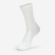 Thorlo Mens Moderate Cushion Health Padds Diabetic Crew Socks  -  Medium / White / Single Pair