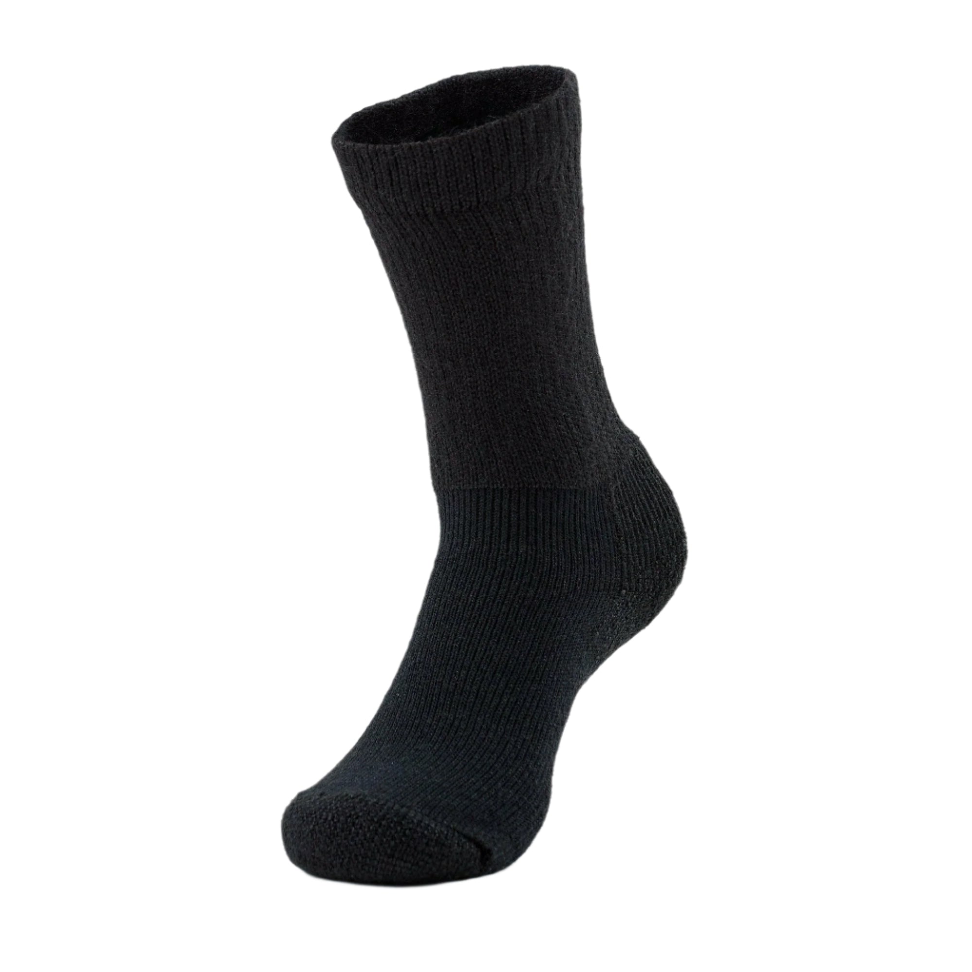 Thorlo Womens Moderate Cushion Health Padds Diabetic Crew Socks  -  Large / Black