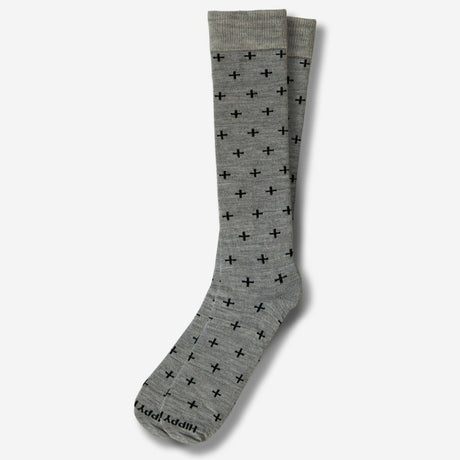 Hippy Feet Harper's Alpaca Fleece Knee High Socks  -  Small / Gray