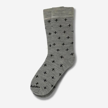 Hippy Feet Harper's Alpaca Fleece Crew Socks  -  Small / Gray