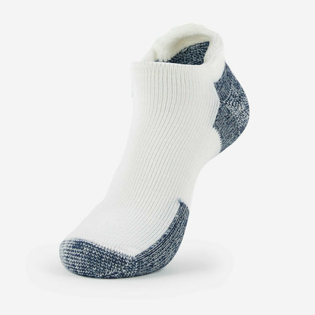 Thorlo Running Maximum Cushion Rolltop Socks  -  Large / White/Navy / Single Pair