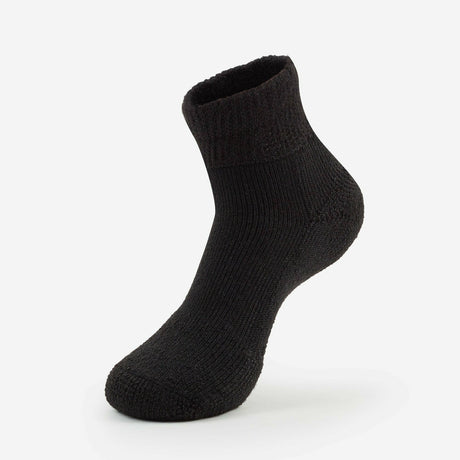 Thorlo Running Foot Protection Heavy Cushion Mini Crew Socks  -  Medium / Black / Single Pair
