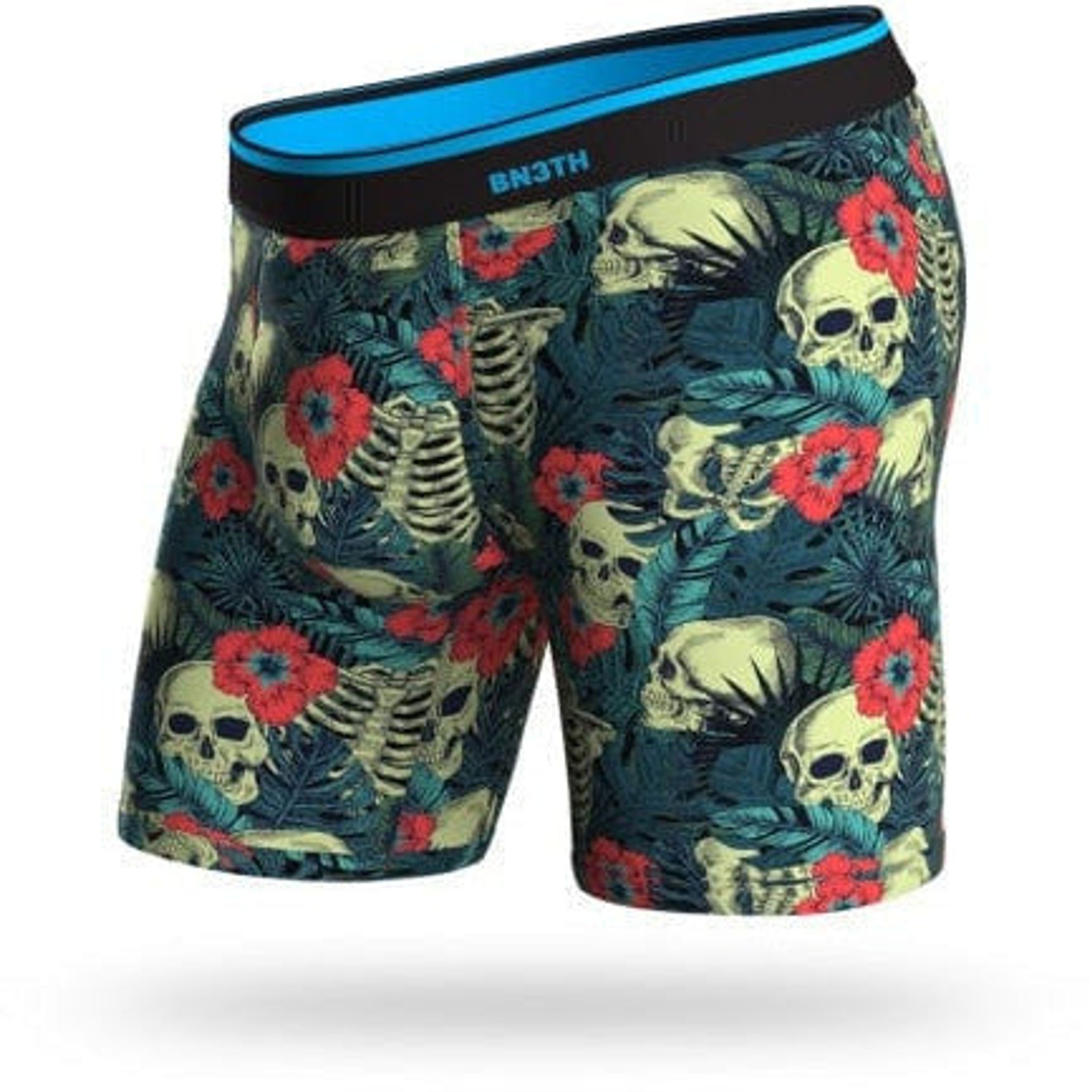 BN3TH Mens Classic Print Boxer Brief  -  XX-Small / Jungle Skull 24/Multi
