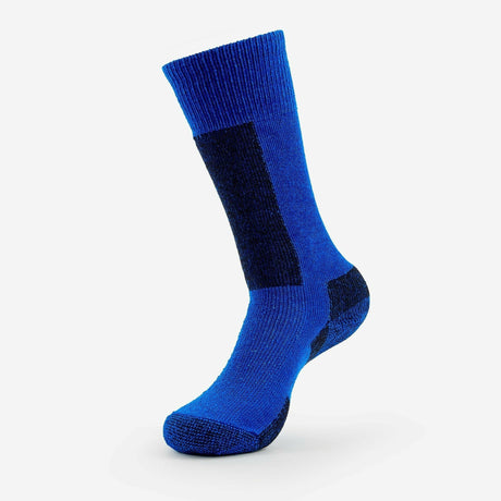 Thorlo Kids Snow Over-the-Calf Socks  -  7 / Laser Blue/Black
