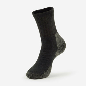 Thorlo Mens Maximum Cushion Hiking Crew Socks  -  Medium / Black / Single Pair