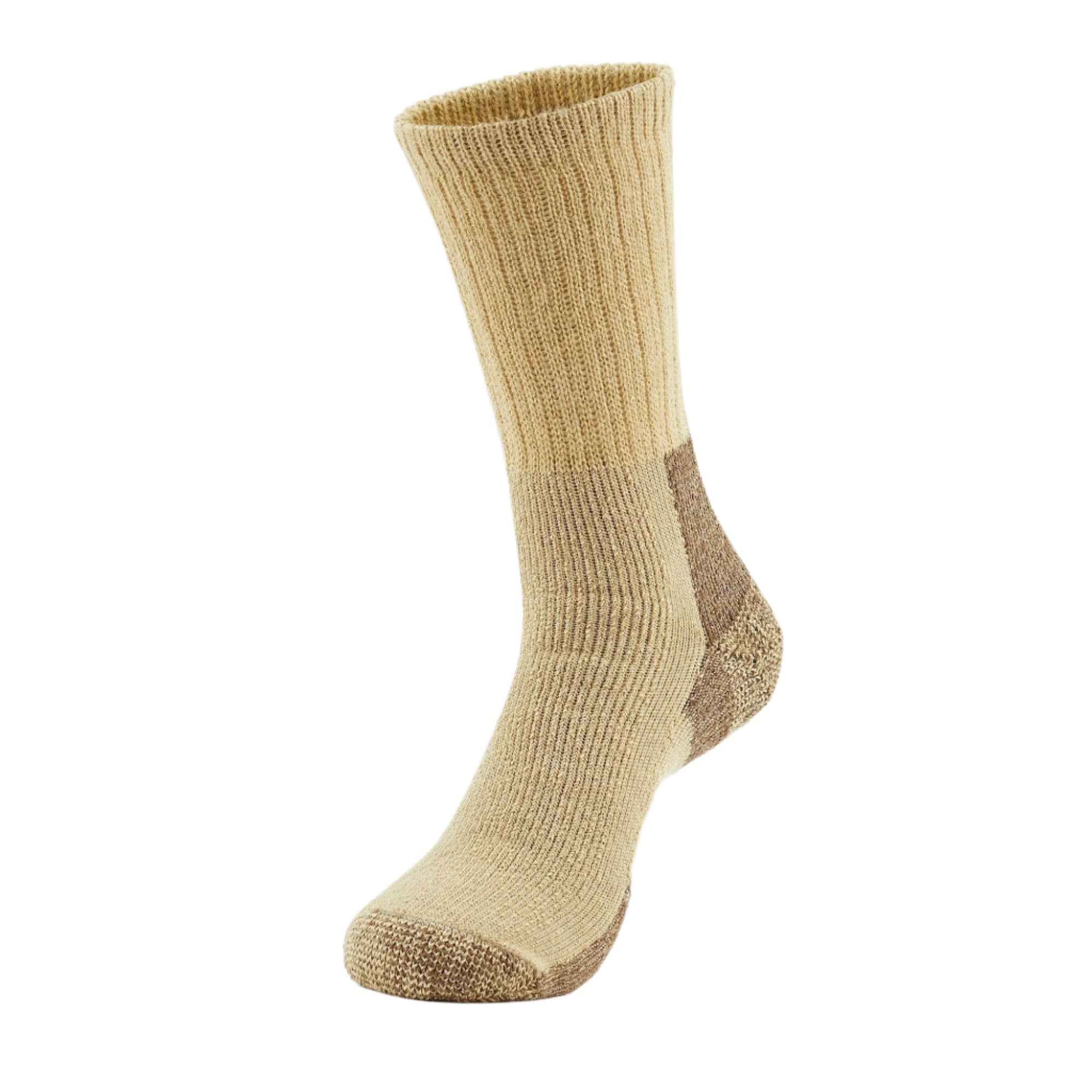 Thorlo Mens Maximum Cushion Hiking Crew Socks  -  Large / Khaki