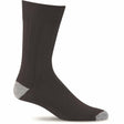 Sockwell Mens Chelsea Rib Essential Comfort Crew Socks  -  Medium/Large / Black