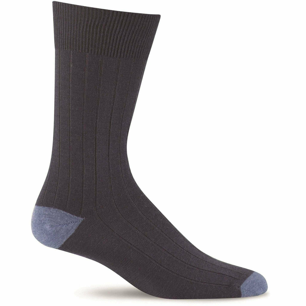 Sockwell Mens Chelsea Rib Essential Comfort Crew Socks  -  Medium/Large / Navy
