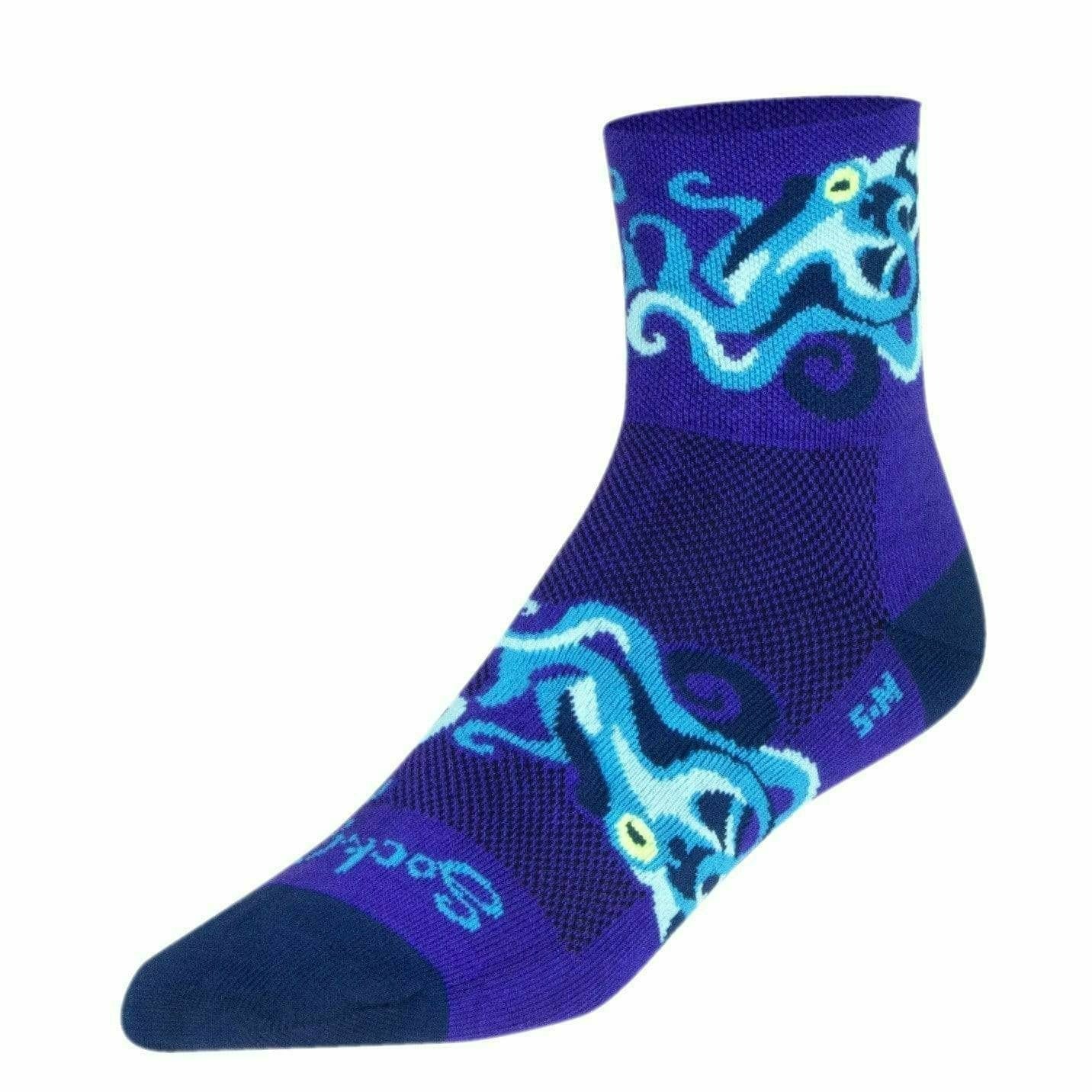 SockGuy Womens Crazy Eights Classic 3 Inch Crew Socks  -  Small/Medium