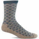 Sockwell Womens Sweet Pea Essential Comfort Crew Socks  -  Small/Medium / Khaki