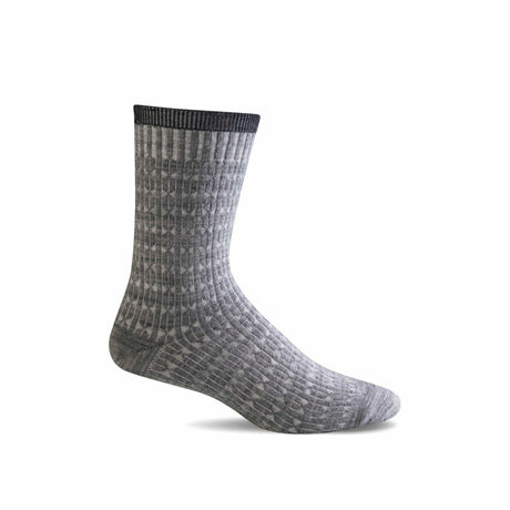 Sockwell Womens Baby Cable Essential Comfort Crew Socks  -  Small/Medium / Light Gray