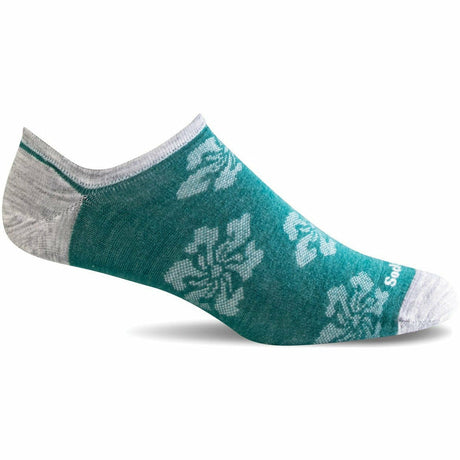 Sockwell Womens Pinwheel Petal Essential Comfort Socks  -  Small/Medium / Jade