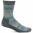 Sockwell Womens Lounge About Essential Comfort Crew Socks  -  Small/Medium / Charcoal