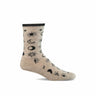 Sockwell Womens Celestial Essential Comfort Crew Socks  -  Small/Medium / Barley