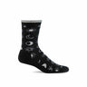 Sockwell Womens Celestial Essential Comfort Crew Socks  -  Small/Medium / Black