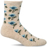 Sockwell Womens Poppy Essential Comfort Crew Socks  -  Small/Medium / Barley