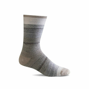 Sockwell Womens Jasmin Essential Comfort Crew Socks  -  Small/Medium / Putty
