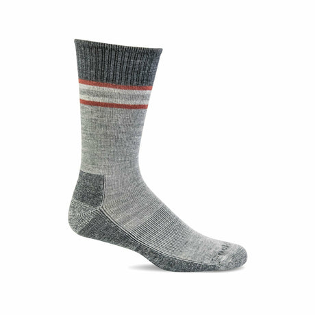 Sockwell Mens Canyon Essential Comfort Crew Socks  -  Medium/Large / Light Gray