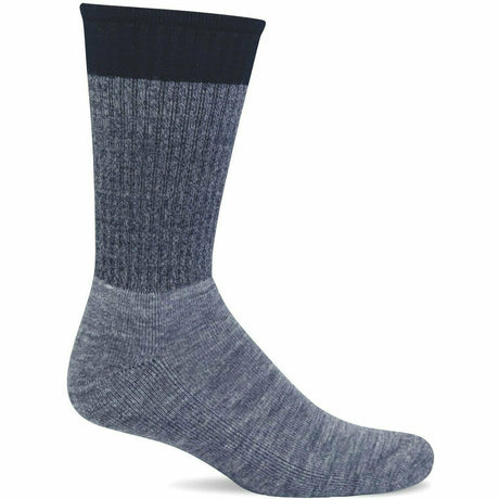 Sockwell Mens Work Boot Essential Comfort Crew Socks  -  Medium/Large / Denim