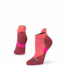 Stance Womens Cross Over Tab Socks  -  Small / Pink