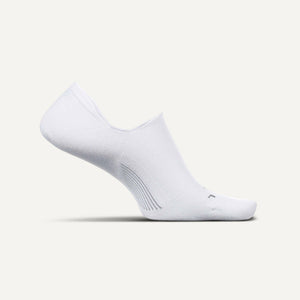 Feetures Mens Everyday Hidden Socks  -  Medium / White