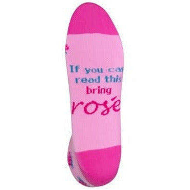 SockGuy Womens Rose 1 Inch Micro Crew Socks  -  Small/Medium