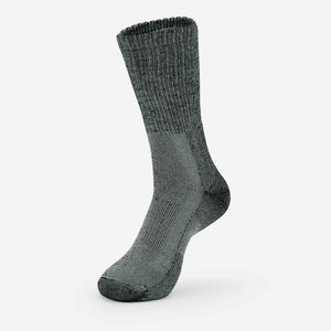 Thorlo Mens Light Hiking Crew Socks  -  Medium / Stone Gray / Single Pair