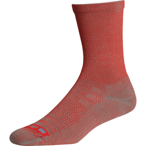 Drymax Lite Hiking Crew Socks  -  Small / Red/Anthracite