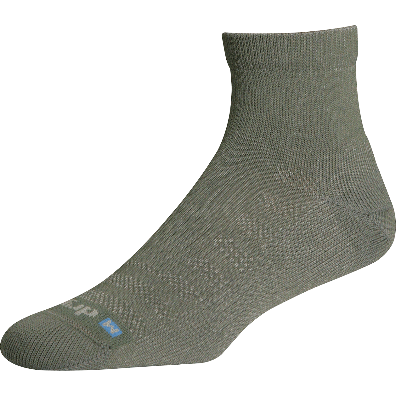 Drymax Lite Hiking 1/4 Crew Socks  -  Small / Foliage Green/Anthracite