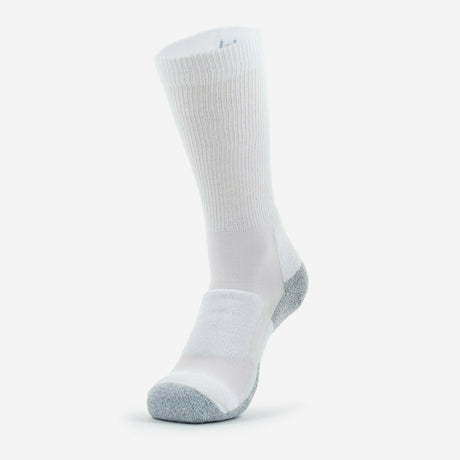 Thorlo Womens Thin Cushion Walking Socks  -  Medium / White/Platinum