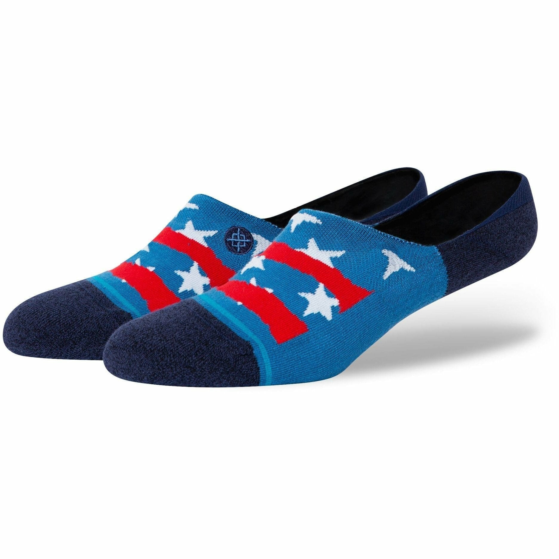 Stance Mens Freedom Strike No Show Socks  -  Large / Blue