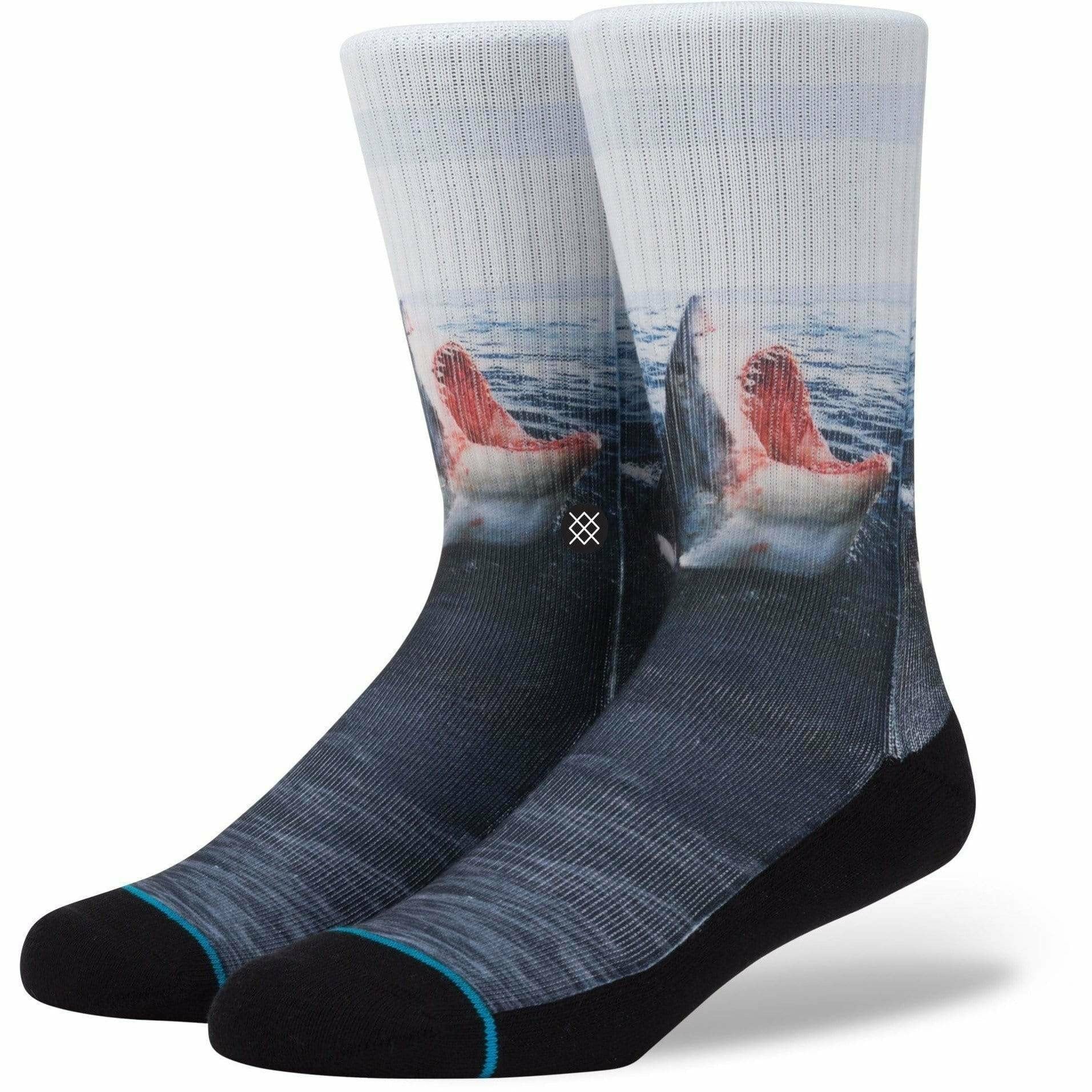 Stance Mens Landlord Crew Socks  -  Medium / Blue